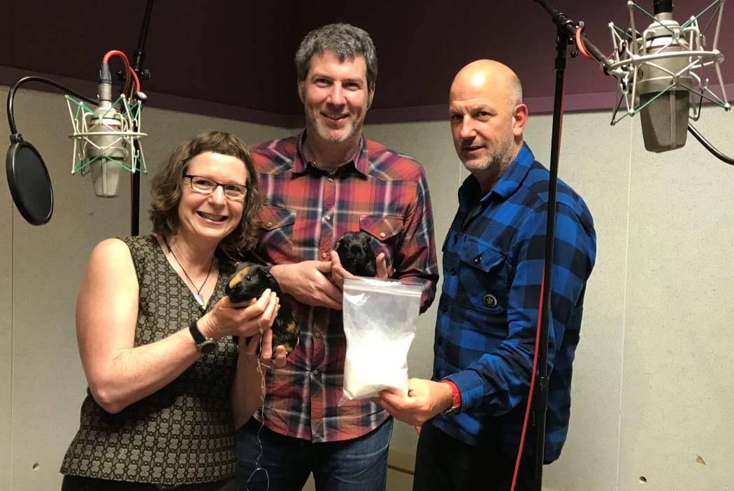 Alison Ballance, Richard Scott and Simon Morton