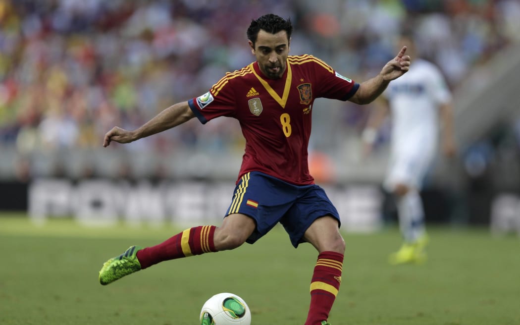 Spanish great Xavi Hernandez in his playing days.