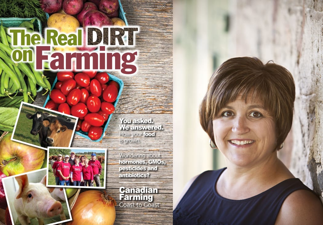 Kelly Daynard and her book The Real Dirt on Farming.
