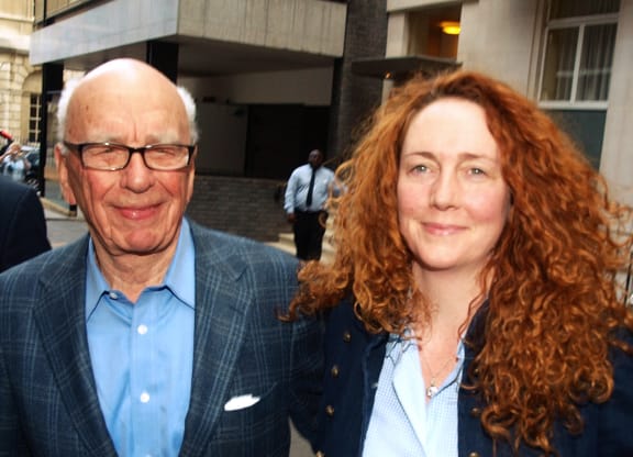 Rupert Murdoch and Rebekah Brooks.