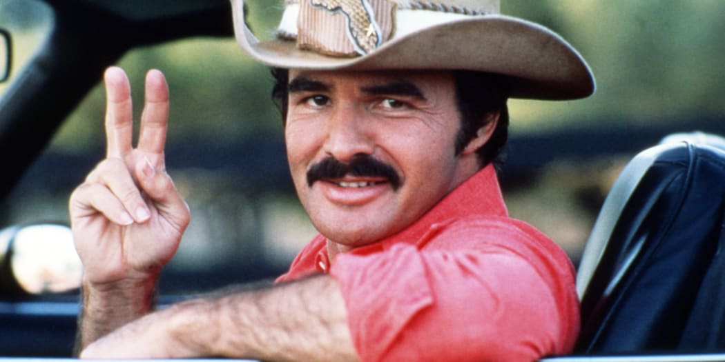 Burt Reynolds in the 1977 smash hit movie Smokey and the Bandit