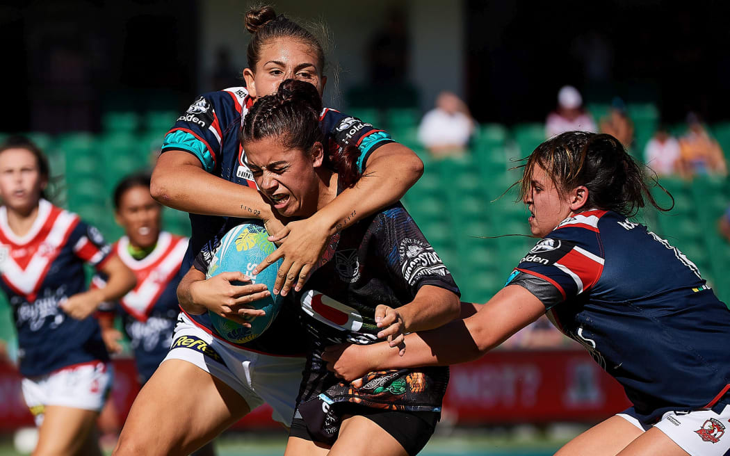 Madison Bartlett is one of five Kiwi Ferns in the Warriors NRLW side.