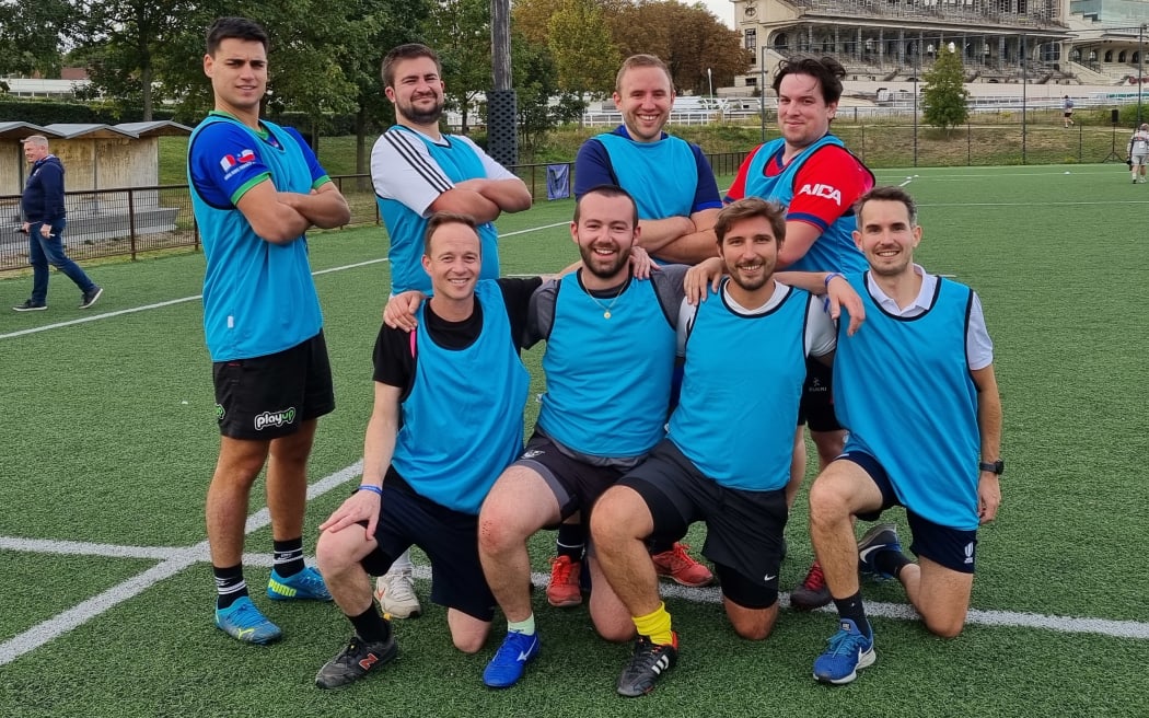 RNZ rugby correspondent Joe Porter played for the French team at The Colin Elsey Shield tournament between media and France 2023 Rugby World Cup organisers.