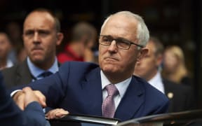 Australian Prime Minister Malcolm Turnbull after a visit to Borough Market in central London on July 10, 2017.