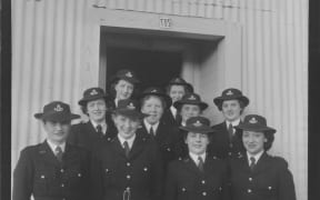 Policewomen at the Trentham Police Training School in 1956