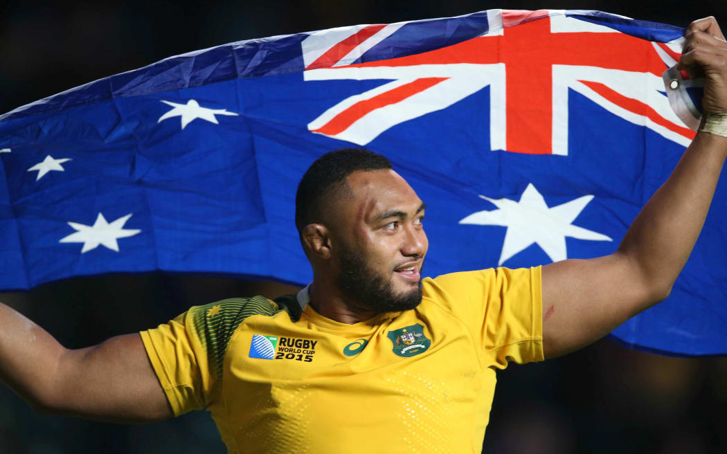 Former Wallaby international Sekope Kepu at the 2015 World Cup.