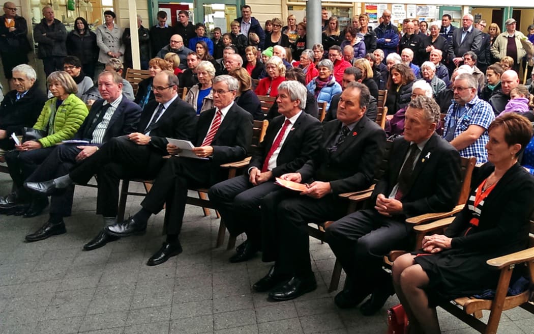 A memorial service for the victims of the  Cave Creek tragedy was held in Greymouth.
