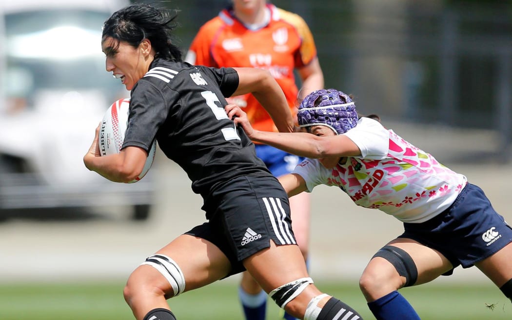 New Zealand captain Sara Goss against Japan.