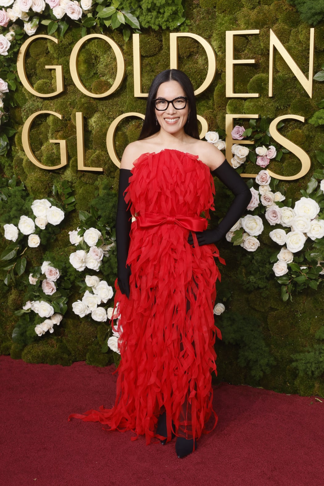 US comedian Ali Wong arrives for the 82nd annual Golden Globe Awards at the Beverly Hilton hotel in Beverly Hills, California, on January 5, 2025.
