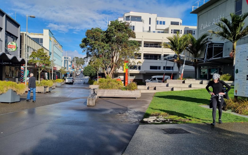The shared space at Puke Ariki - which is adjacent to the inner-city bus hub - has become notorious for anti-social behaviour.