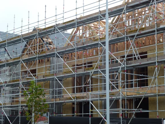 A building in Hobsonville is due to be finished later this year.