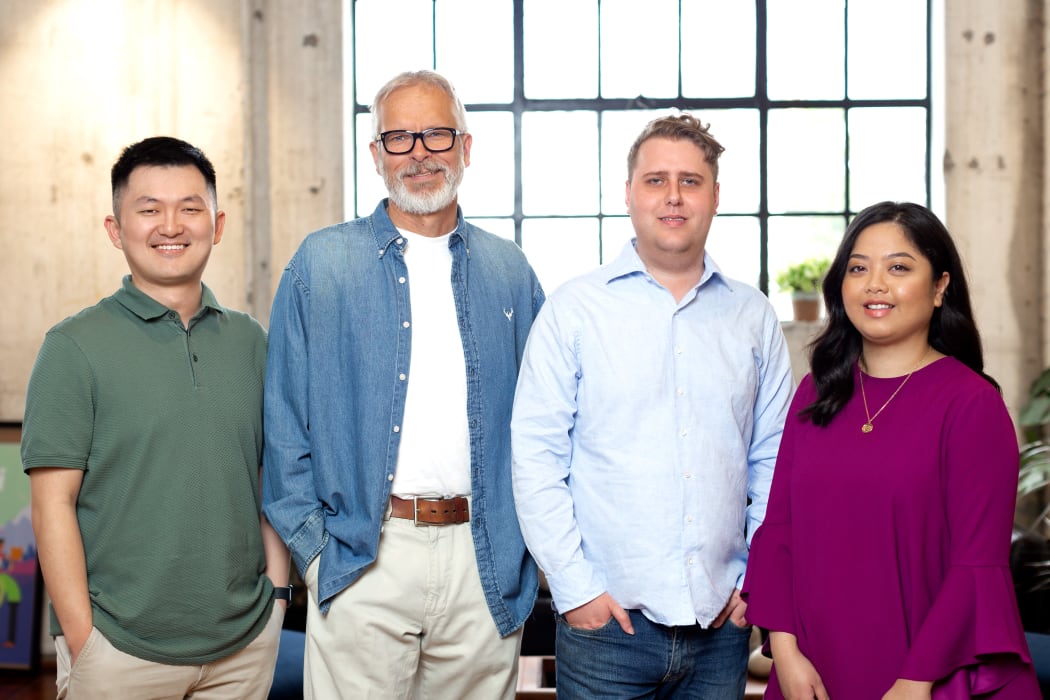 Kami founders Hengjie Wang, Bob Drummond, Jordan Thoms and Alliv Samson