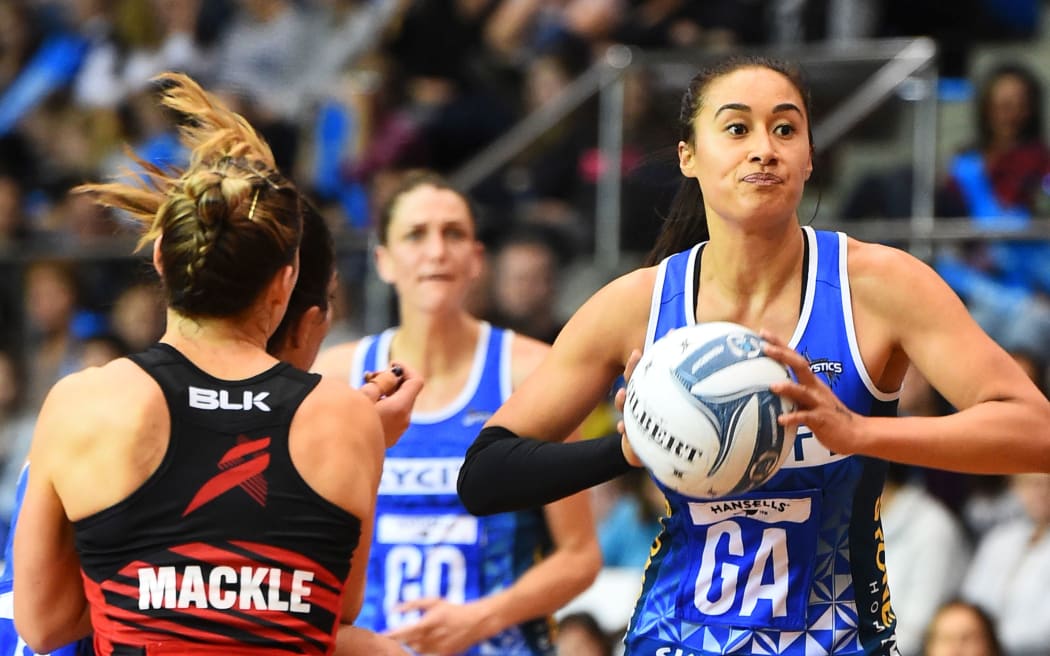 Mystics player Maria Tutaia