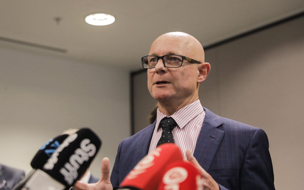 MPI director-general Ray Smith at a stand-up on 2 December about the country's first case of high pathogenic bird flu found on Otago egg farm.