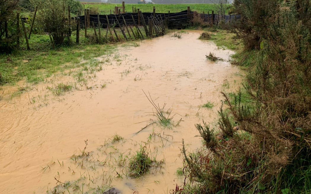 Some of the eroded soil is deposited on Shayne Tobin's property near Kaikohe, but much of it likely ends up in the Hokianga Harbour.