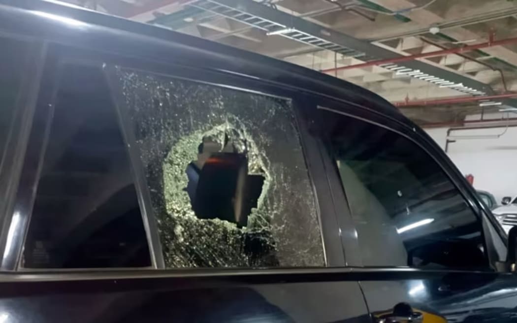 A convoy carrying humanitarian aid led by Ecuadorian President Daniel Noboa was attacked on Sunday night upon entering Imbabura province, the government said.