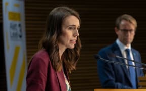 Prime Minister Jacinda Ardern and Director-General of Health Dr Ashley Bloomfield talk to media during a Covid-19 coronavirus briefing on 6 May, 2020.