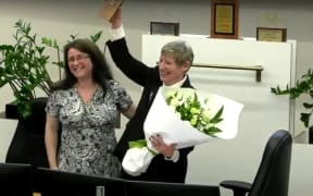 Outgoing Christchurch Mayor Lianne Dalziel closes her final Christchurch City Council meeting on 29 September 2022.