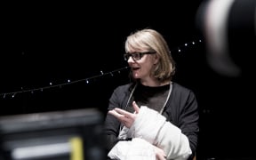 Miranda Harcourt talks about being female film makers.