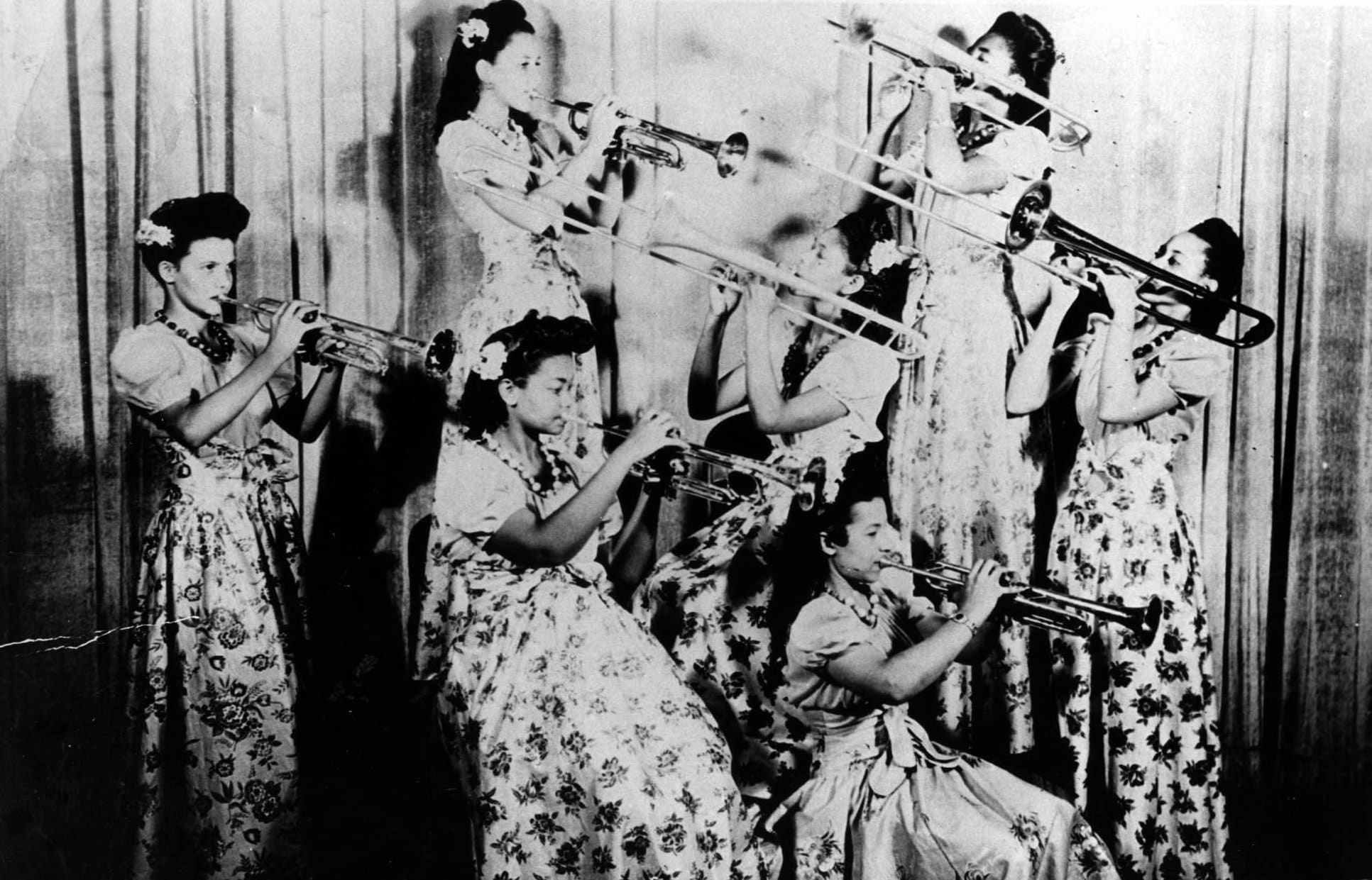 Clora Bryant with the International Sweethearts of Rhythm