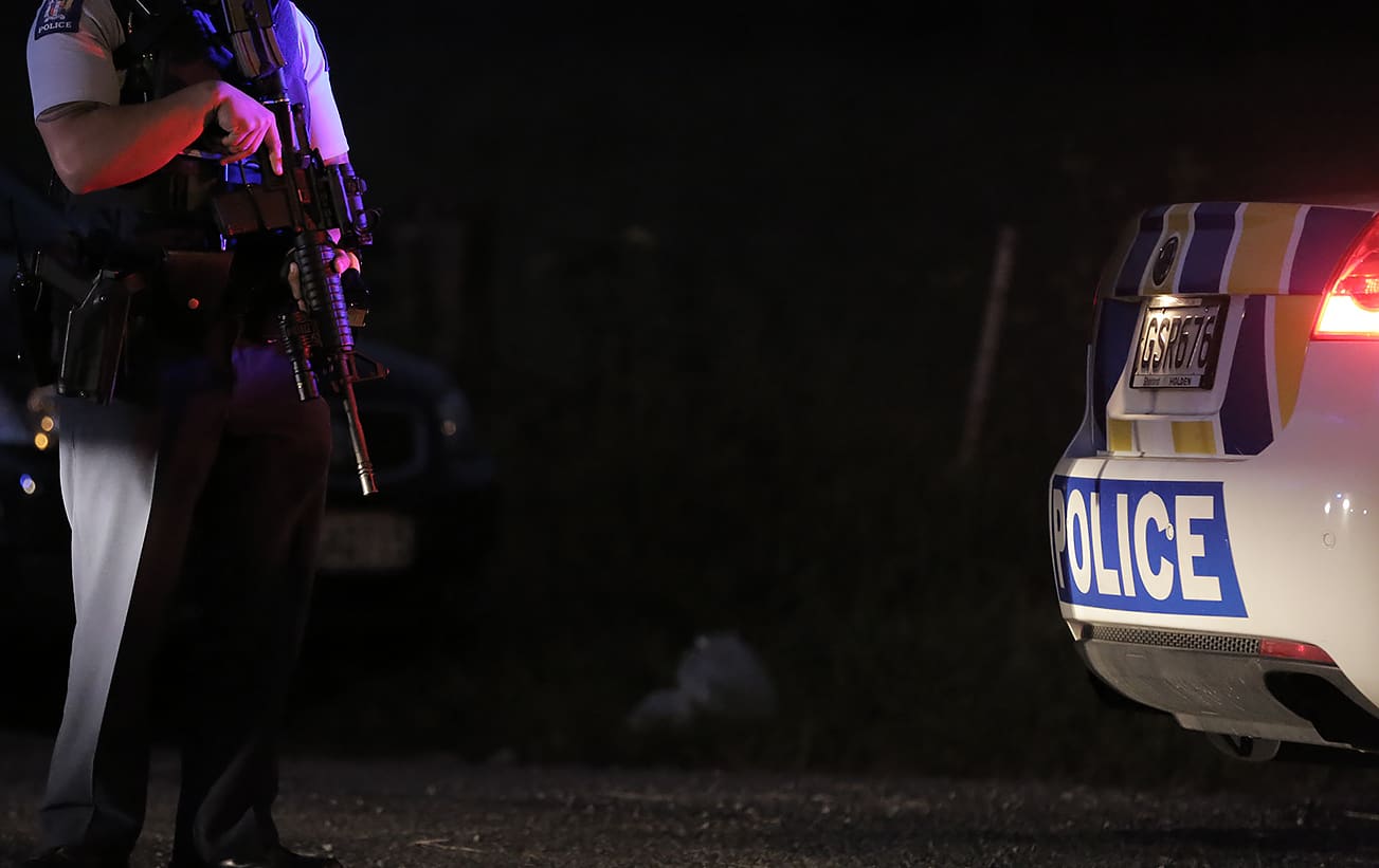 An image from the scene near Kawerau early on Thursday.