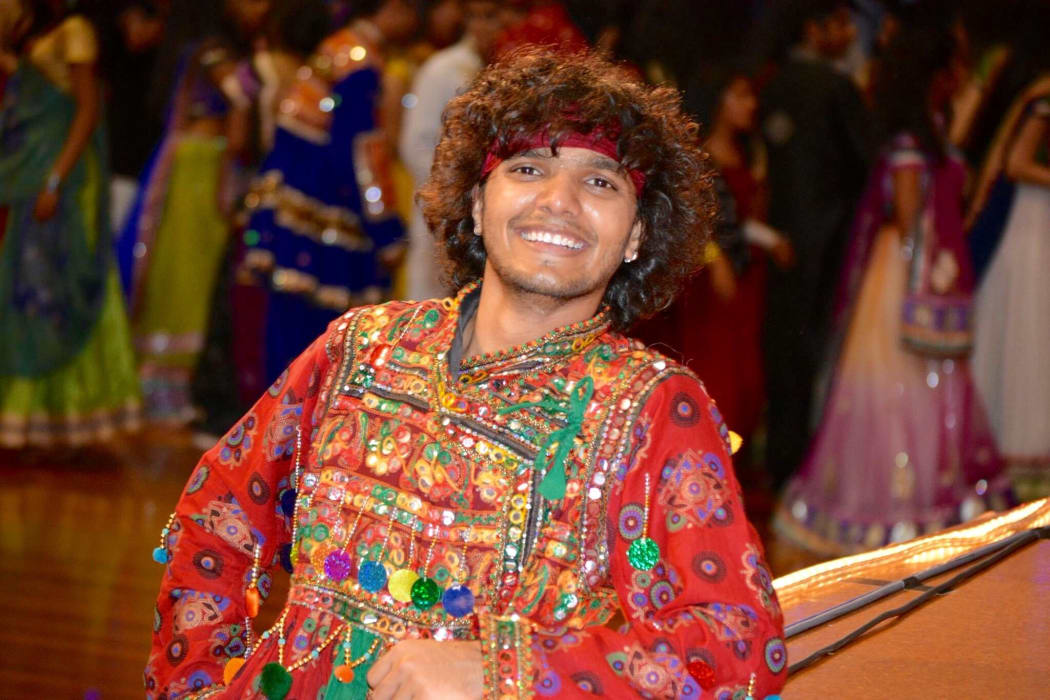 Ritesh Vaghela enjoys Navratri, or Nine Nights, Festival in New Zealand.