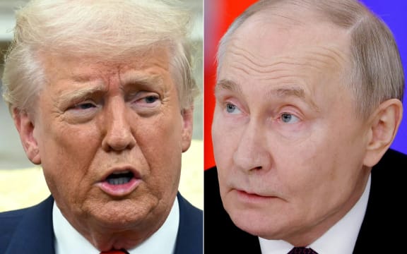 US President Donald Trump and Russian President Vladimir Putin.