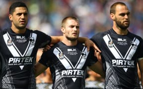 Jesse Bromwich, Kieran Foran and Simon Mannering