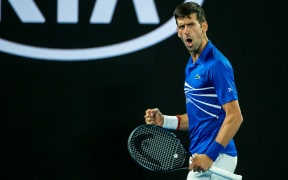 Novak Djokovic of  Serbia.