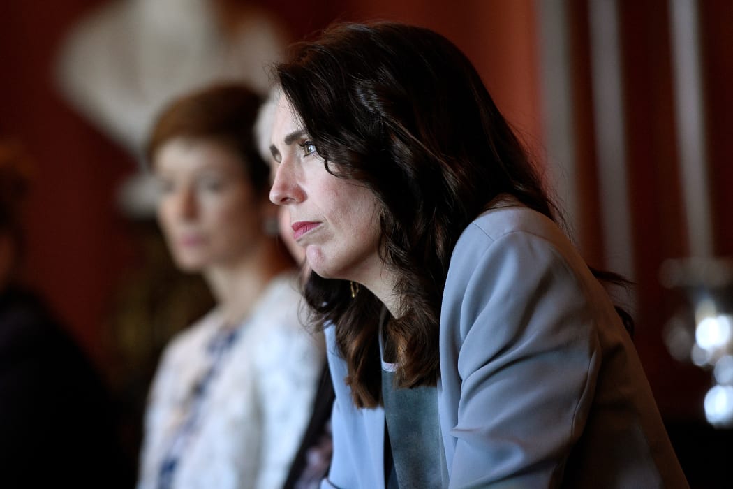 Prime Minister Jacinda Ardern attends a meeting with her Australian counterpart at Admiralty House in Sydney on February 28, 2020. - Ardern is in Australia for a two-day visit.