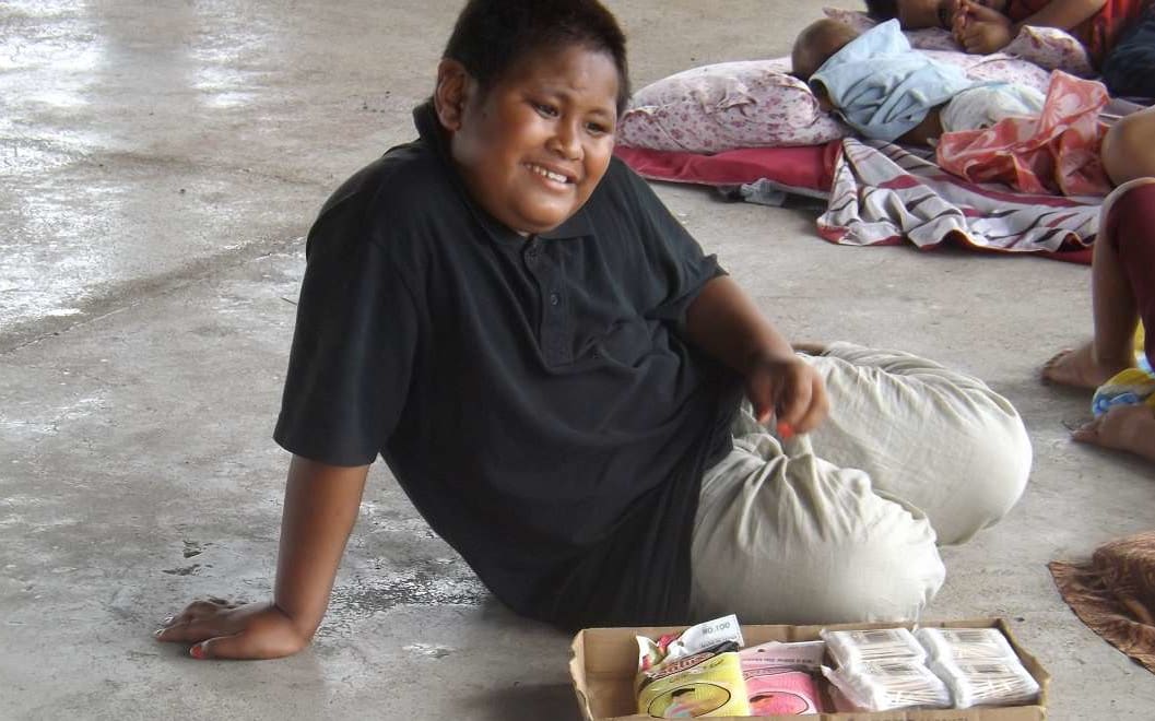 Street vendor from Leone, Apia.