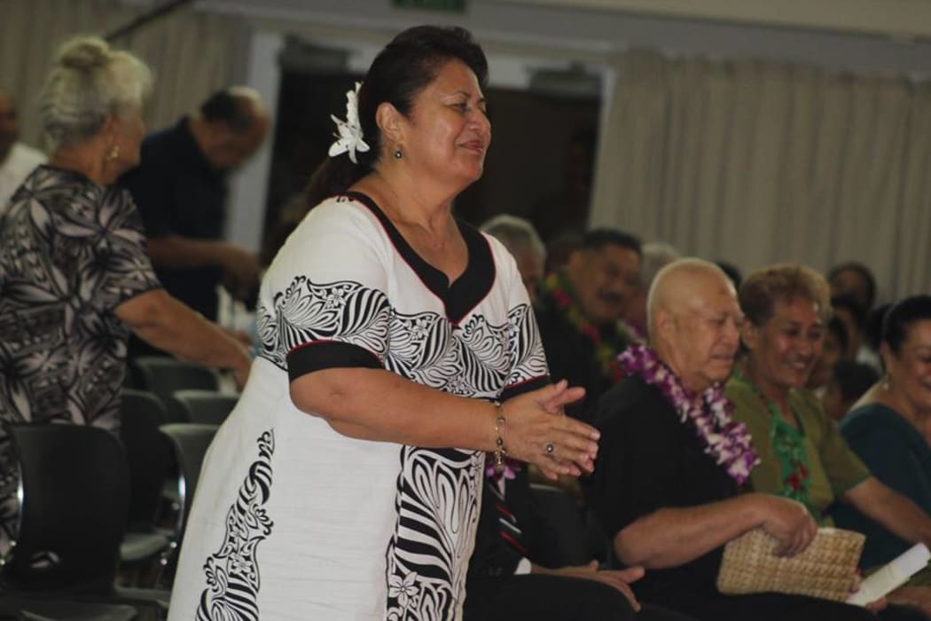 Faleomavaega's Sister Vaitinasa.