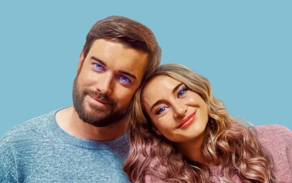 Jack Whitehall and Shailene Woodley in the 2023 film Robots