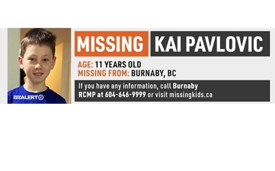 Burnaby RCMP have launched billboards across the province appealing for information on the disappearance of Kai Pavlovic.