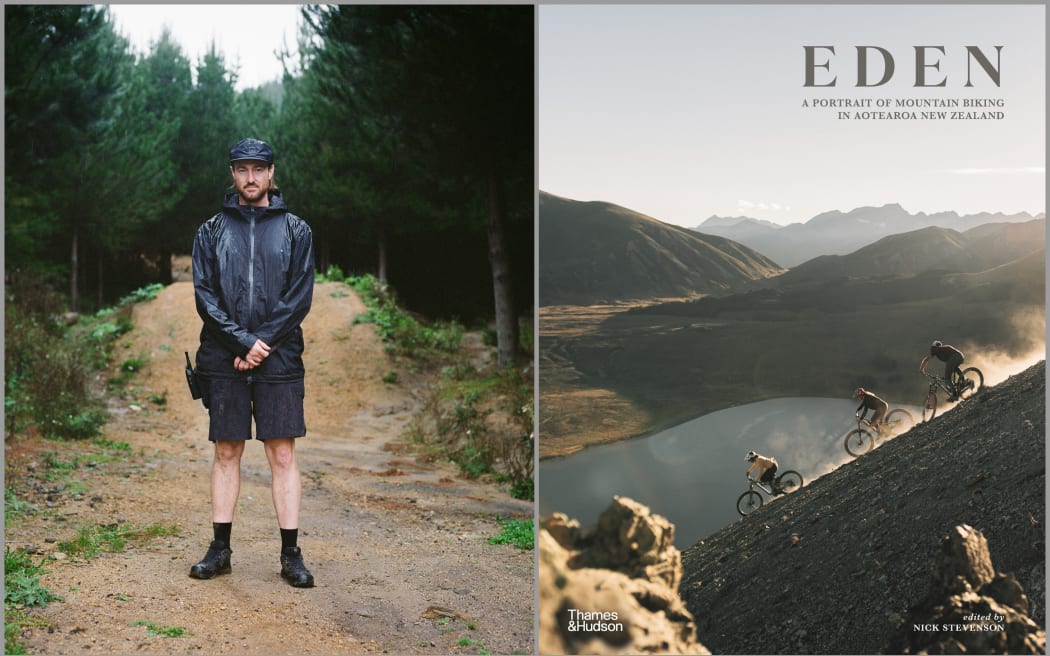 Image of Nick Stevenson and the cover of 'Eden'