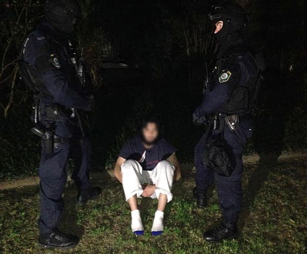 A man arrested following police counter-terror raids across Sydney's north-west suburbs.