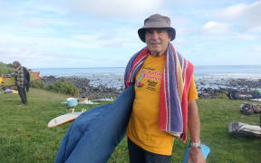Adrian Pickering, the first 80 plus competitor at the Easter Masters