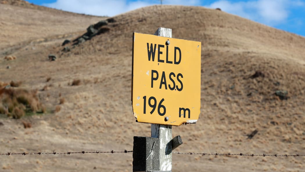 The state highway through Weld Pass is close to 200 metres high, at its highest point.