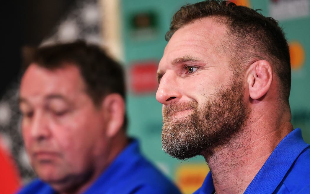All Blacks Captain Kieran Read at a press conference this week.