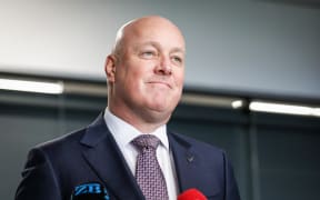 National Party leader Christopher Luxon speaking in Christchurch, 16 August, 2022.