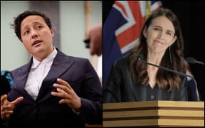 Prime Minister Jacinda Ardern and Justice Minister Kiri Allan.
