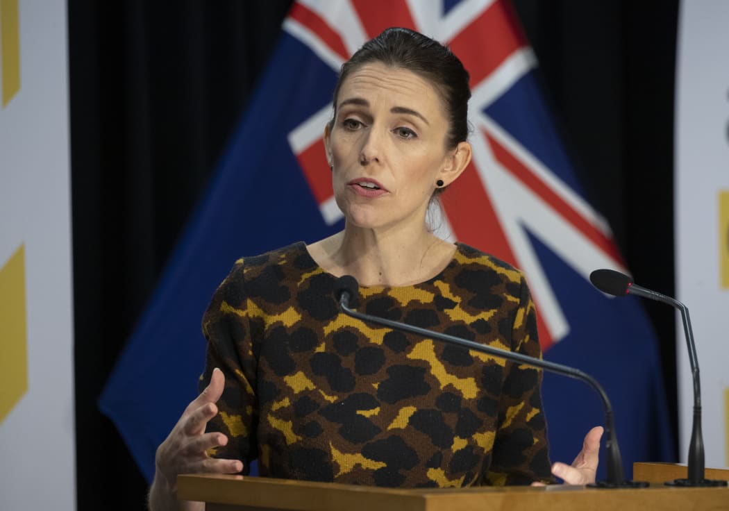 Prime Minister Jacinda Ardern during the Covid-19 media conference on 7 May, 2020.