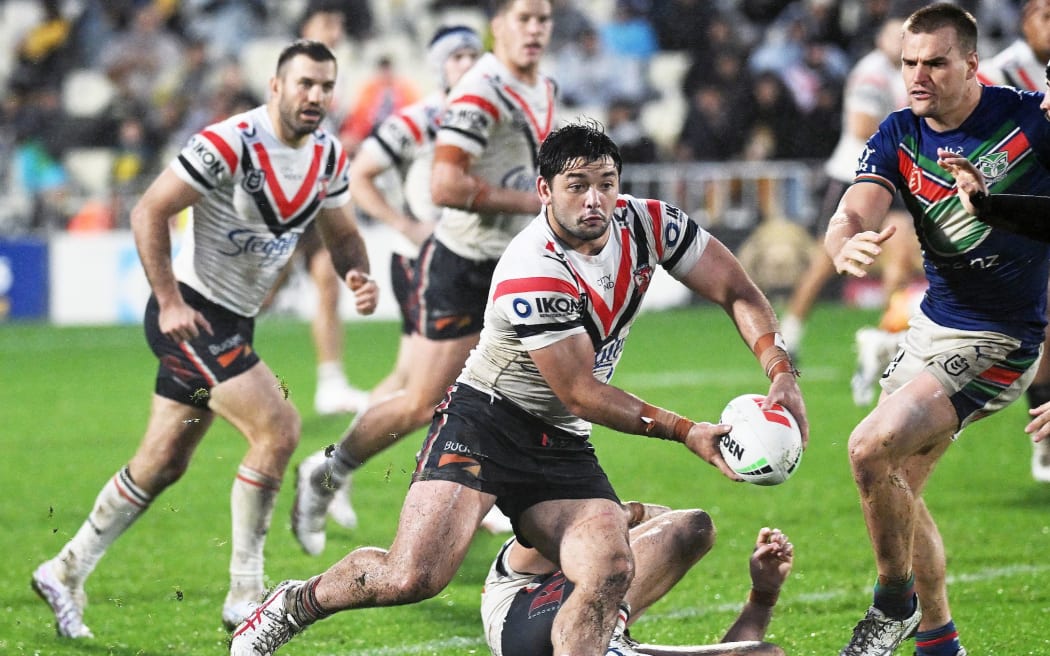 Roosters player Brandon Smith during the Warriors v Roosters NRL Rugby League game. Mt Smart Stadium, Auckland, New Zealand. Sunday 30 April 2023.
© Photo: Andrew Cornaga / www.photosport.nz