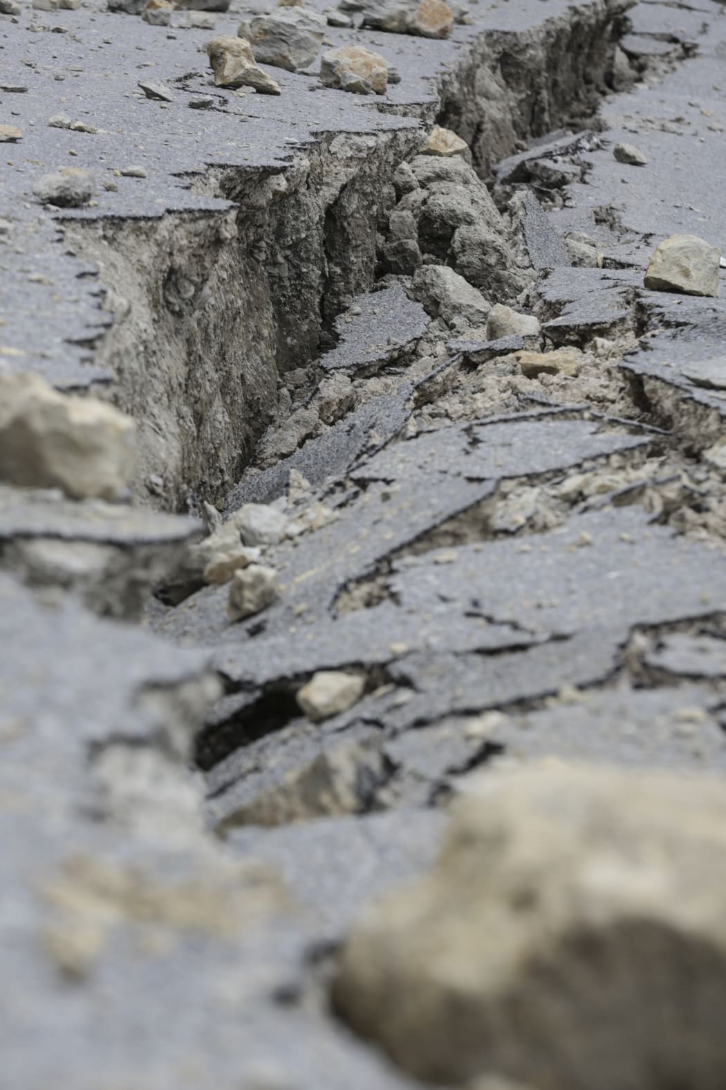 Road damage in the Mt Lyford area