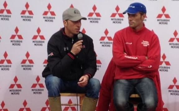 Tim Price (left) and leader Paul Tapner.