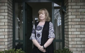 Jim Donnelly went missing in 2004, his wife, Tracey Donnelly pictured in thier home in Auckland.