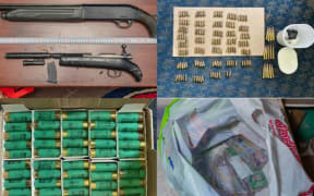 Items seized by police in a raid in Dunedin this week.