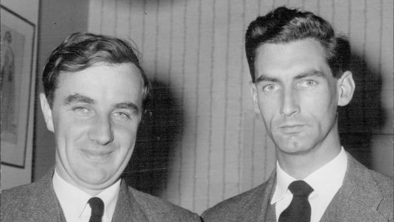 Sir Miles Warren and Maurice Mahoney