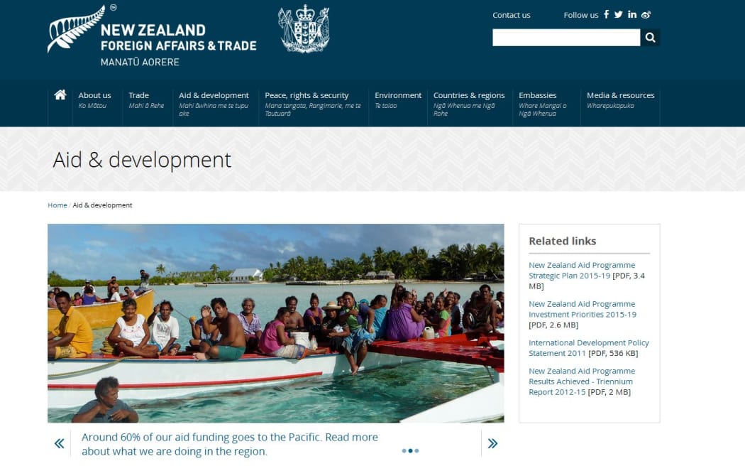 Foreign ministry website