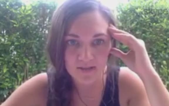 Medical student Ashley Insley speaks to Checkpoint with John Campbell from Vanuatu. Her flights was among those suspended by Air New Zealand due to concerns about Port Vila's runway.